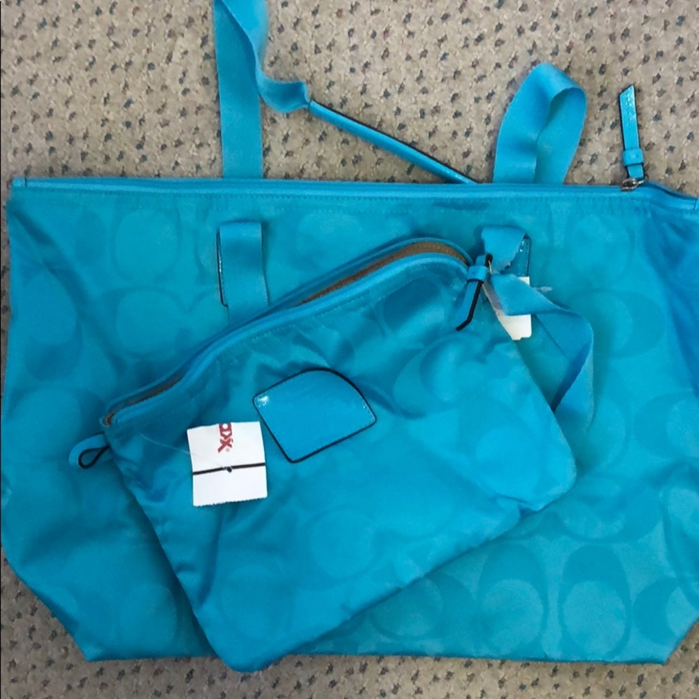 Coach purse + small bag